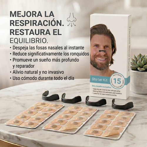 Dilatador Nasal | Más aire. Mejor sueño. Más energía.